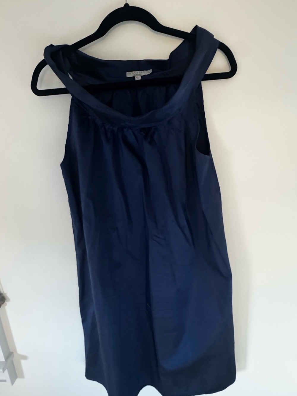 Calypso St. Barth Navy Sleeveless Scoop-Neck Tank Dress